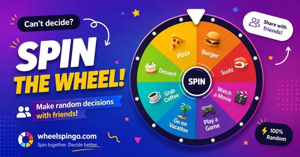 Creating an online wheel with WheelSpinGo - a customizable spinner tool with colorful options